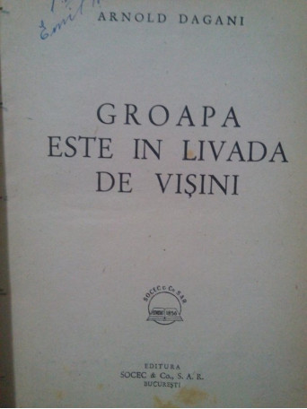 Groapa este in livada de visini (dedicatie)