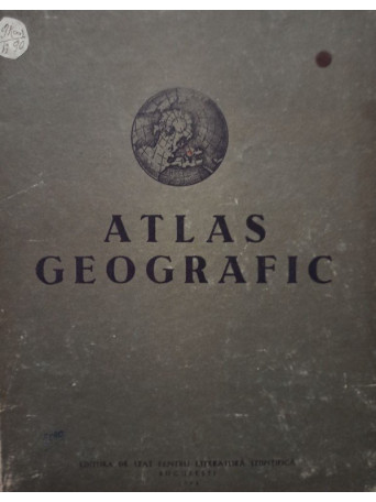 Atlas geografic - 1953 - Cartonata