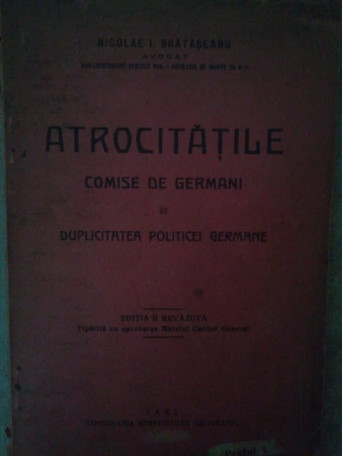 Atrocitatile comise de Germani si duplicitatea politicei germane