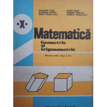 Matematica. Manual pentru clasa a X-a - Geometrie si trigonometrie