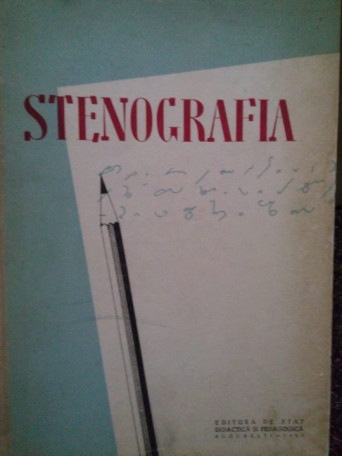 Aurel Boia - Stenografia - 1960 - Cartonata