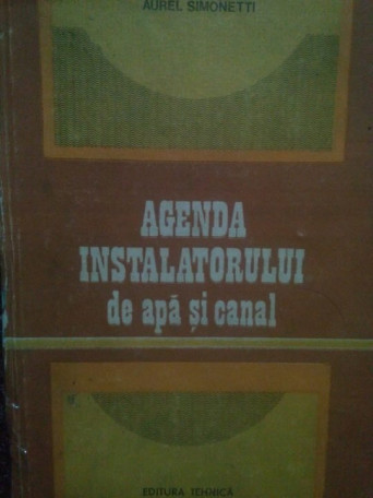 Agenda instalatorului de apa si canal