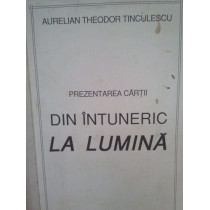 Prezentarea cartii din intuneric la lumina