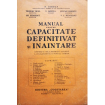 Manual pentru capacitate definitivat si inaintare