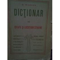 Dictionar de citate si locutiuni straine