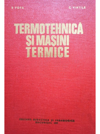 Termotehnica si masini termice