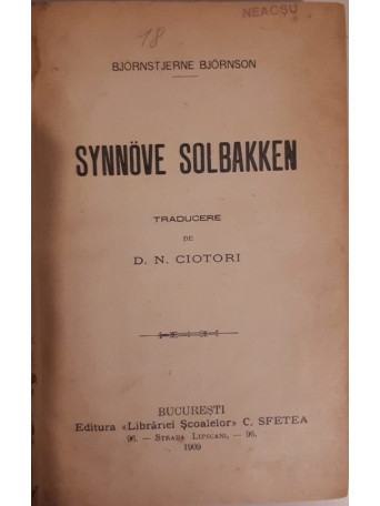 SYNNOVE SOLBAKKEN