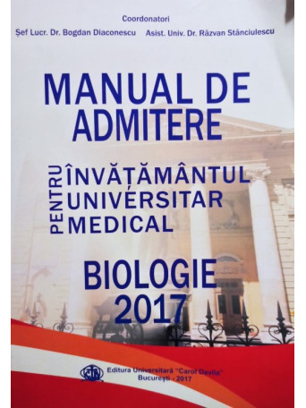 Manual de admitere pentru invatamantul universitar medical - Biologie