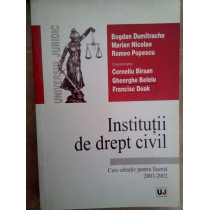 Institutii de drept civil