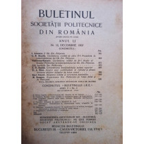 Buletinul Societatii Politecnice din Romania, anul LI, nr. 12