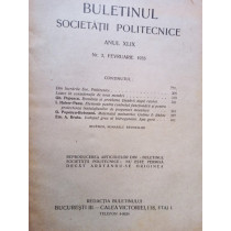 Buletinul Societatii Politecnice din Romania, anul XLIX, nr. 2