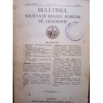 Buletinul Societatii Regalre Romane de Geografie, anul XXXIII - nr. 1 si 2