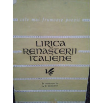 Lirica renasterii italiene