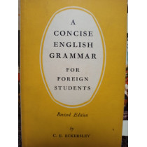 A concise english grammar for foreign students