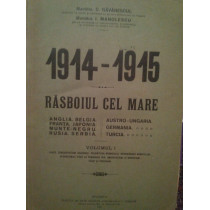 1915. Rasboiul cel Mare, vol. I