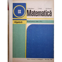 Matematica. Manual pentru clasa a IXa - Algebra