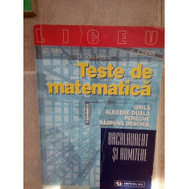 Teste de matematica. Bacalaureat si admitere