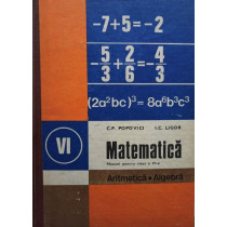 Matematica - Manual pentru clasa a VIa