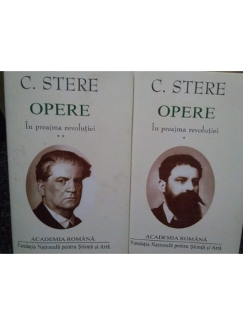 Opere. In preajma revolutiei, 2 volume