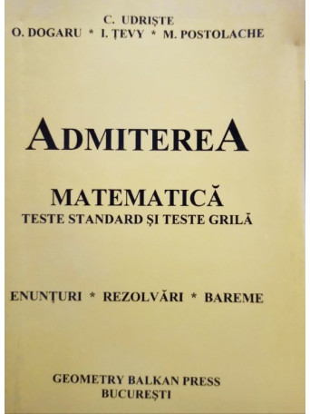 Matematica teste standard si teste grila