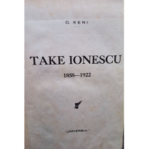 Take Ionescu 1858 - 1922