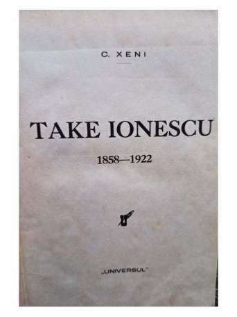 Take Ionescu 1858 - 1922