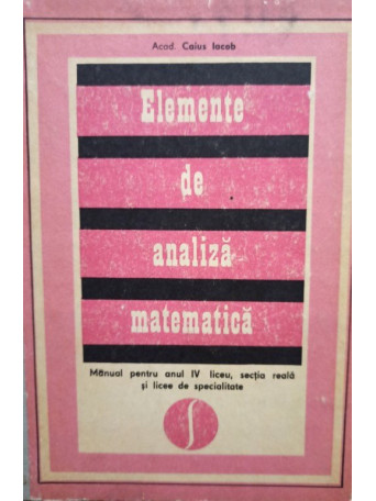 Elemente de analiza matematica