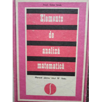 Elemente de analiza matematica