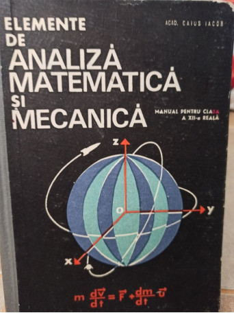 Elemente de analiza matematica si mecanica