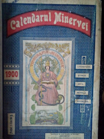 Calendarul Minervei pe 1900