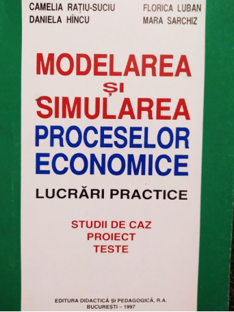 Modelarea si simularea proceselor economice