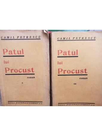 Patul lui Procust, 2 volume, editia I (semnata autor)