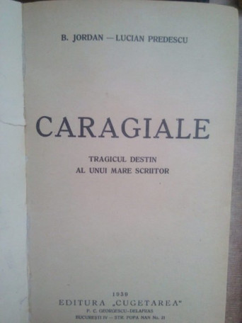 Caragiale, tragicul destin al unui mare scriitor