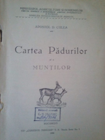 Cartea padurilor si a muntilor