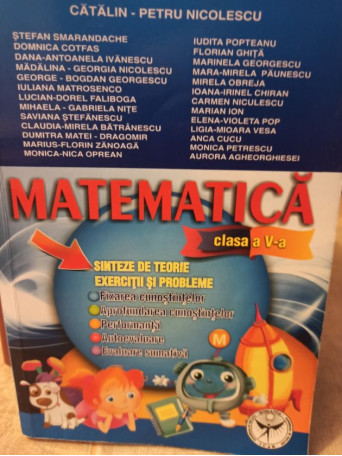 Matematica clasa a V-a