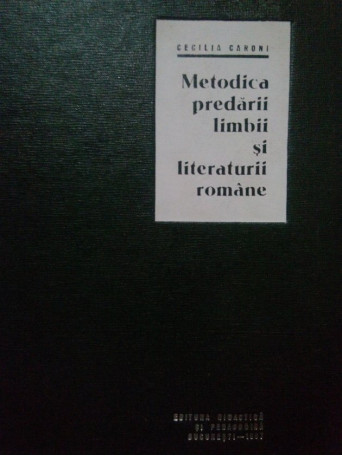 Metodica predarii limbii si literaturii romane