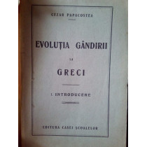 Evolutia gandirii la greci