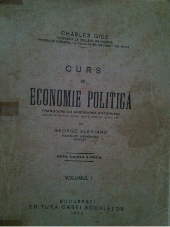 Curs de economie politica