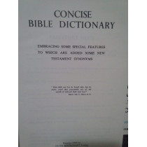 Concise bible dictionary