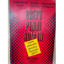 Drept penal roman, curs selectiv pentru licenta 1997