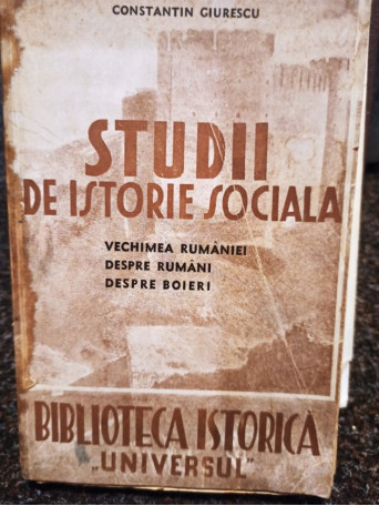 Studii de istorie sociala