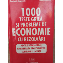 1000 teste grila si probleme de economie cu rezolvari