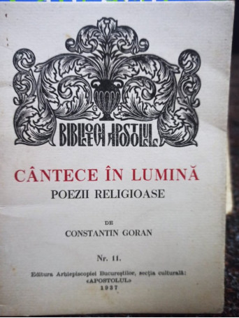 Cantece in lumina - Poezii religioase, nr. 11