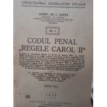 Codul penal Regele Carol II, editia a IIIa