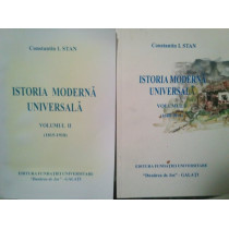 Istoria moderna universala, 2 vol. (dedicatie)