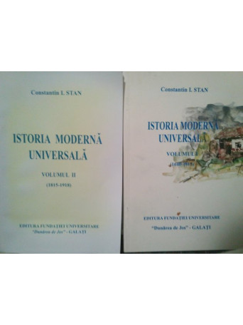 Istoria moderna universala, 2 vol. (dedicatie)