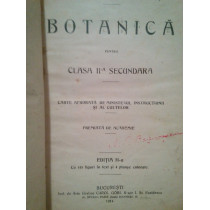 Botanica pentru clasa a II-a secundara