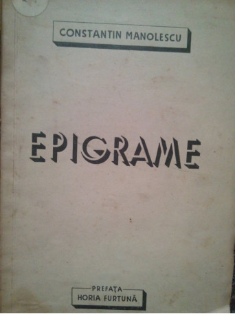 Epigrame