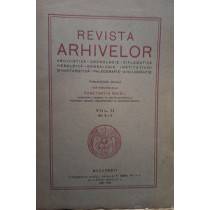 Revista arhivelor, vol. II