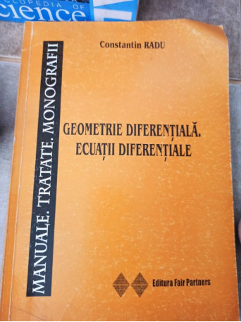 Geometrie diferentiala. Ecuatii diferentiale